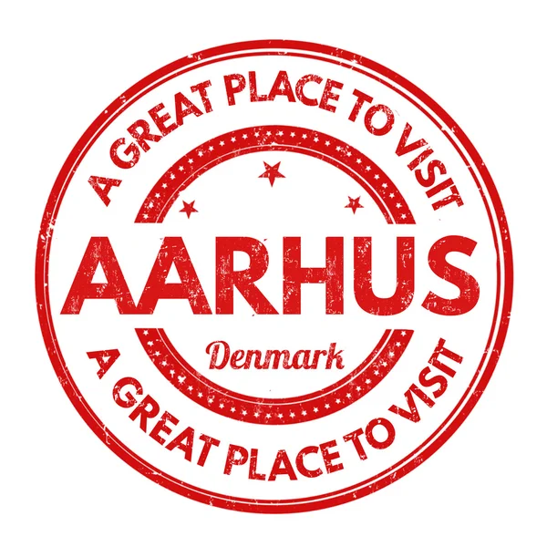 Aarhus stamp — Stock Vector