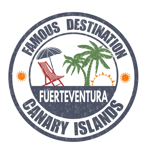 Timbre Fuerteventura — Image vectorielle