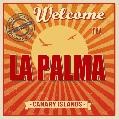 La Palma, Canary Islands VINTAGE poster