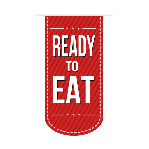 Ready to eat banner design