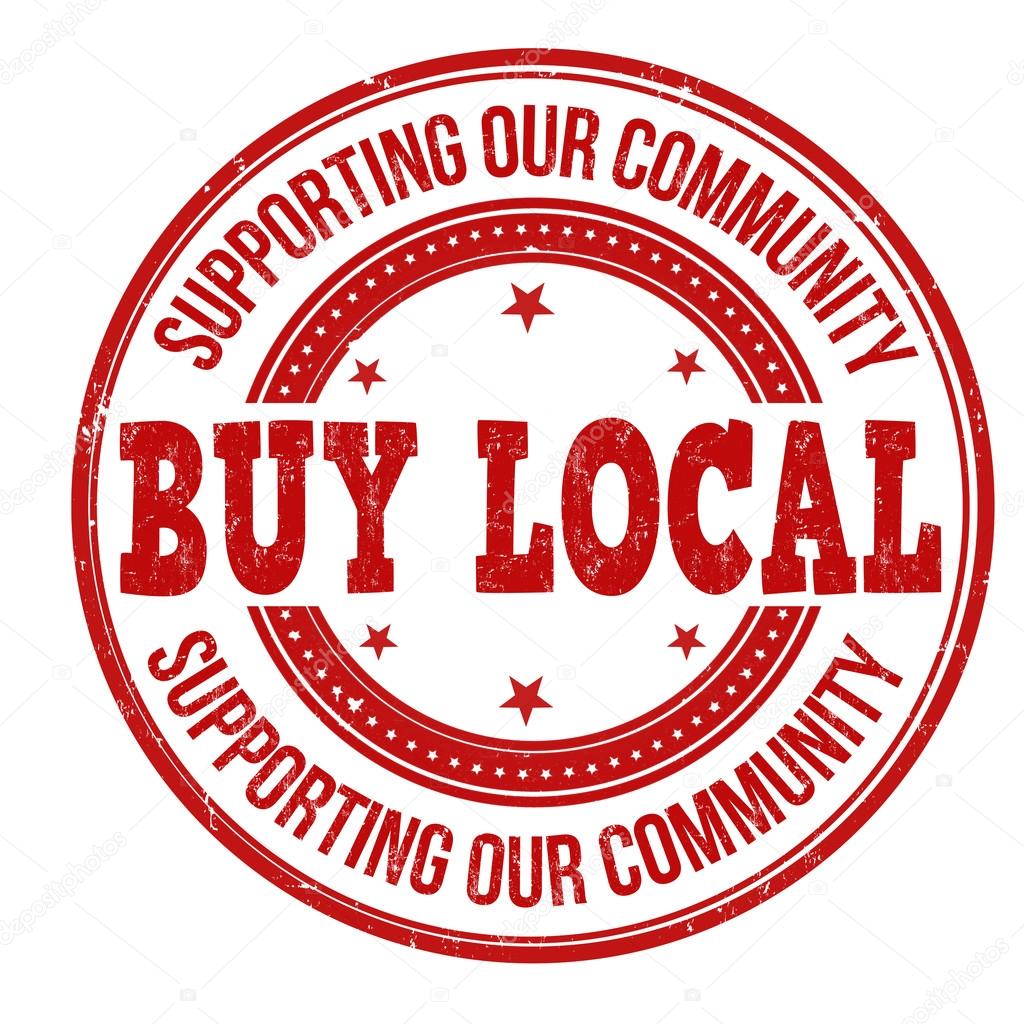 Buy local  stamp