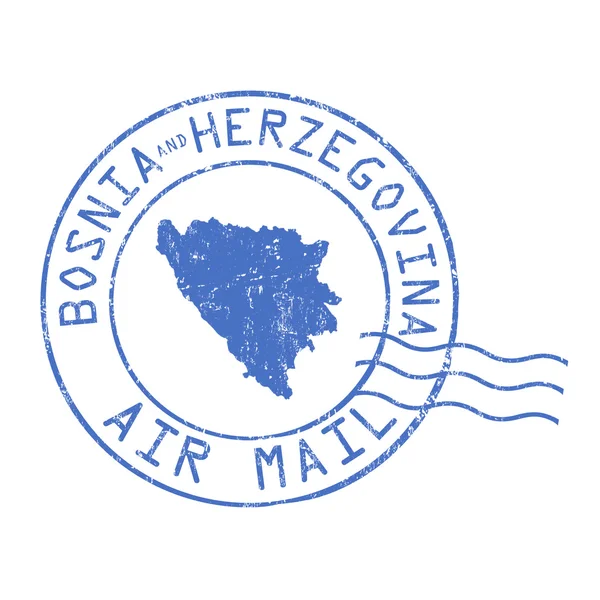Bosnien och Hercegovina postkontor, air mail — Stock vektor