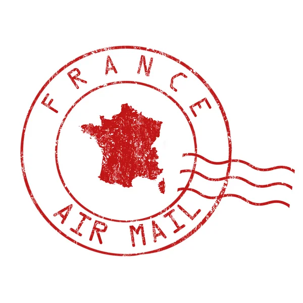Francia oficina de correos, correo aéreo — Vector de stock