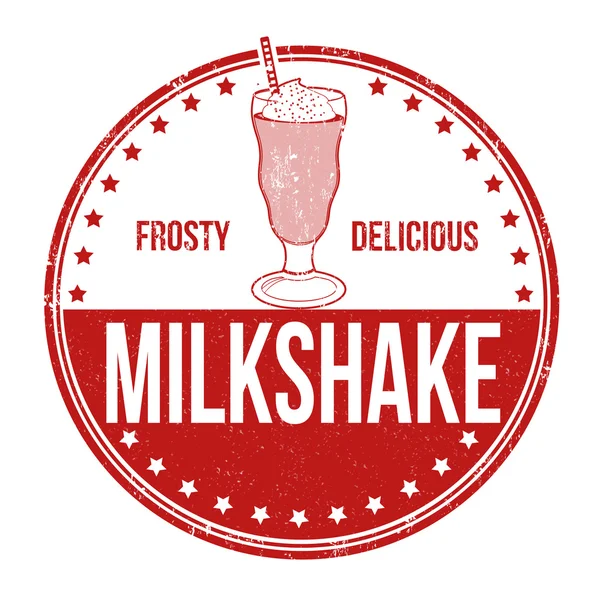 Milkshake σφραγίδα — Διανυσματικό Αρχείο