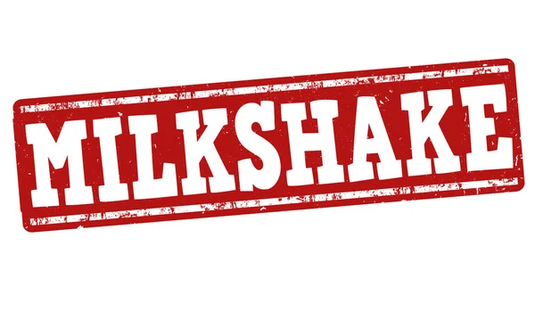 Milkshake stamp — Stock Vector