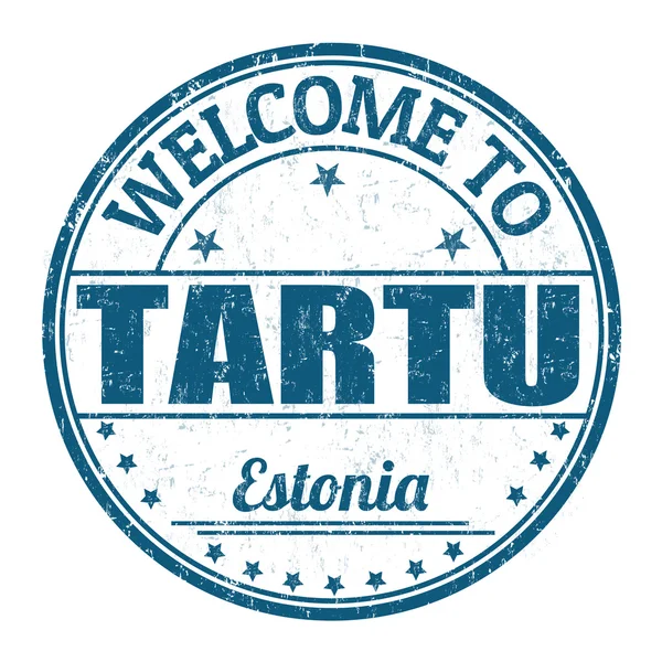 Добро пожаловать в Тарту — стоковый вектор