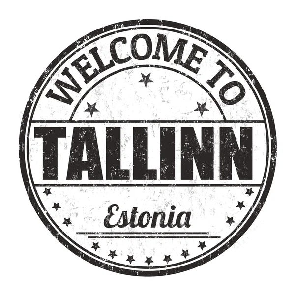 Välkommen till tallinn — Stock vektor