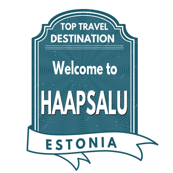 Haapsalu stamp — Διανυσματικό Αρχείο