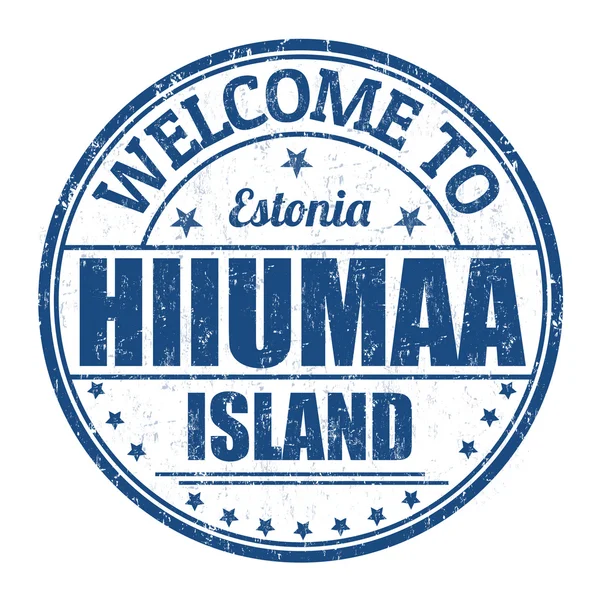 Welcome to  Hiiumaa island — Wektor stockowy