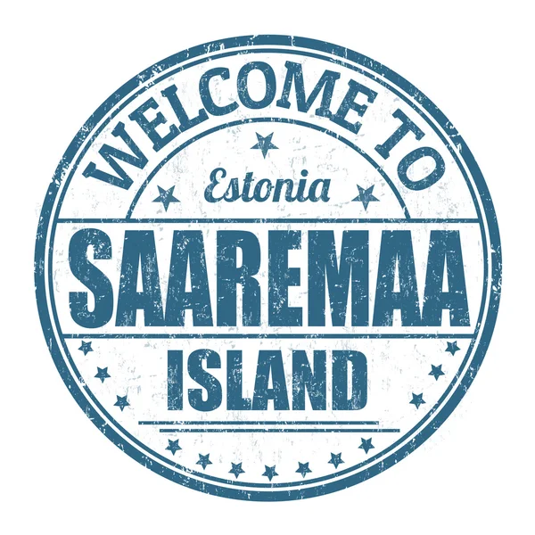 Добро пожаловать на остров Сааремаа — стоковый вектор