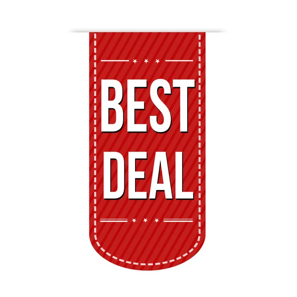 Best deal banner design — Stock Vector