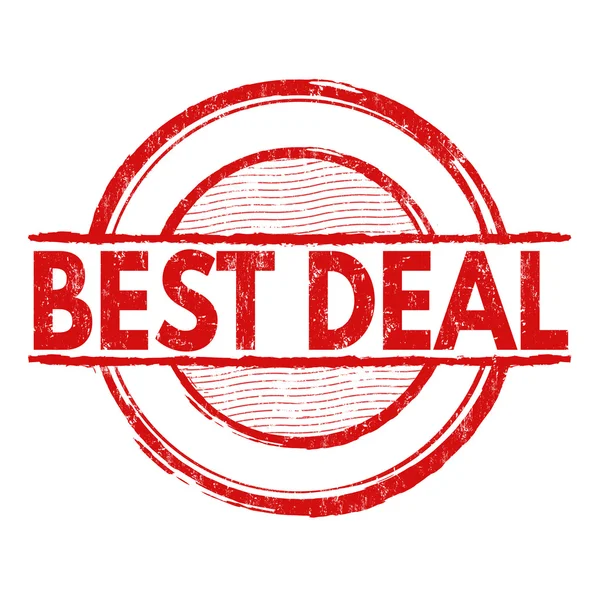 Best deal stamp — Stock Vector