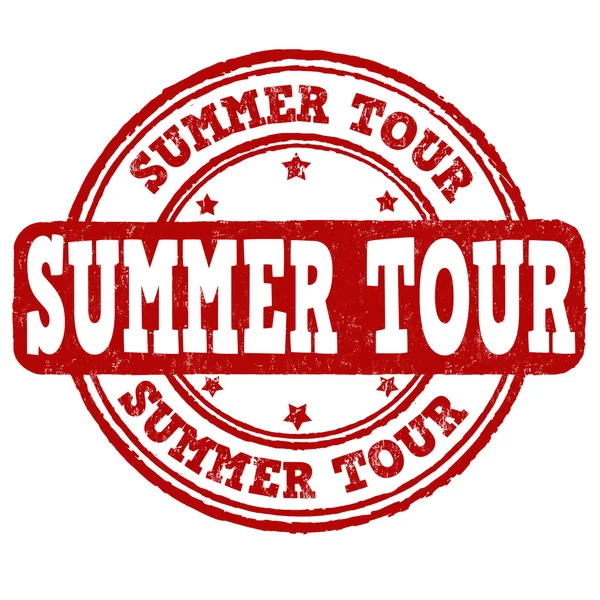 Summer tour stämpel — Stock vektor