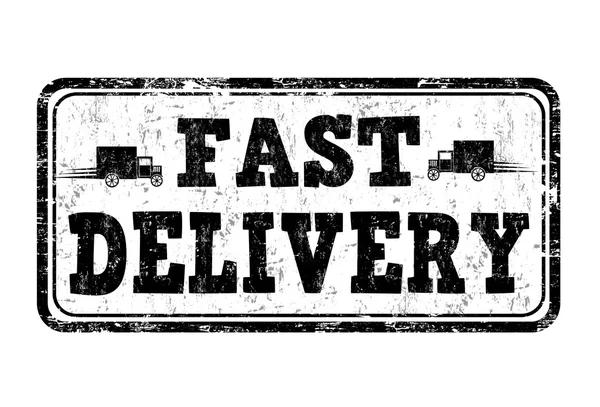 Fast delivery stamp — Stock Vector