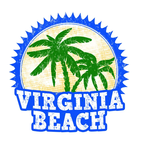 Virginia Beach stamp — Stock Vector