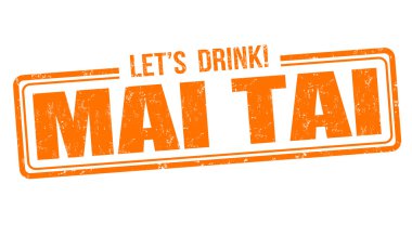 Mai Tai kokteyl damgası