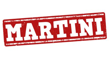 Martini kokteyl damgası