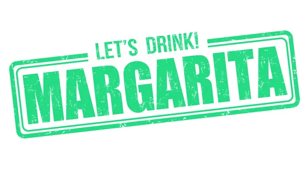 Margarita cocktail stempel — Stockvector