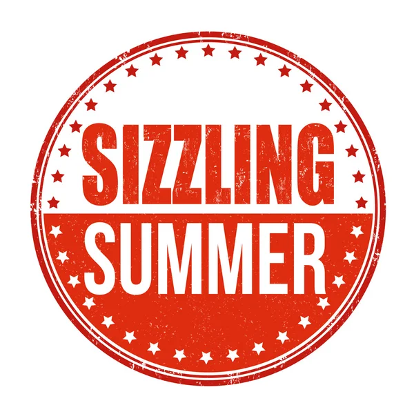 Étourdissant timbre d'été — Image vectorielle