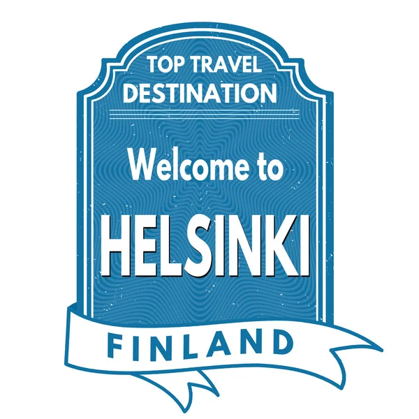 Helsinki stempel — Stockvector
