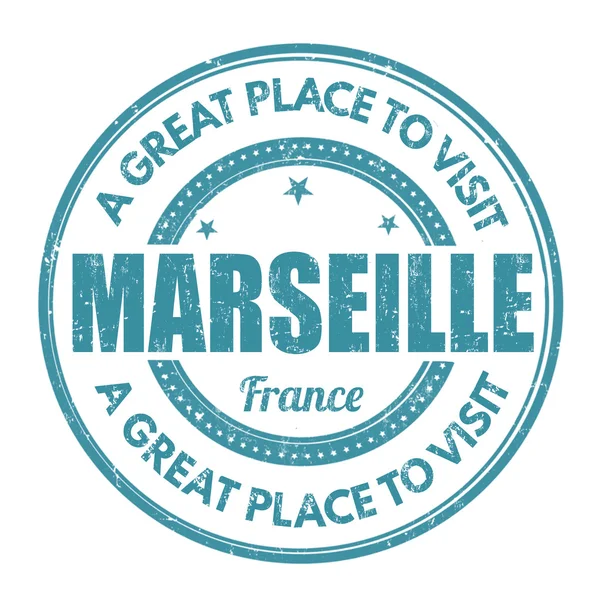 Marseille razítko — Stockový vektor