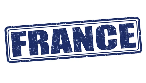Sello Francia — Vector de stock