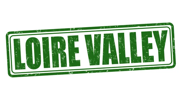 Loire Valley stamp — Stock Vector