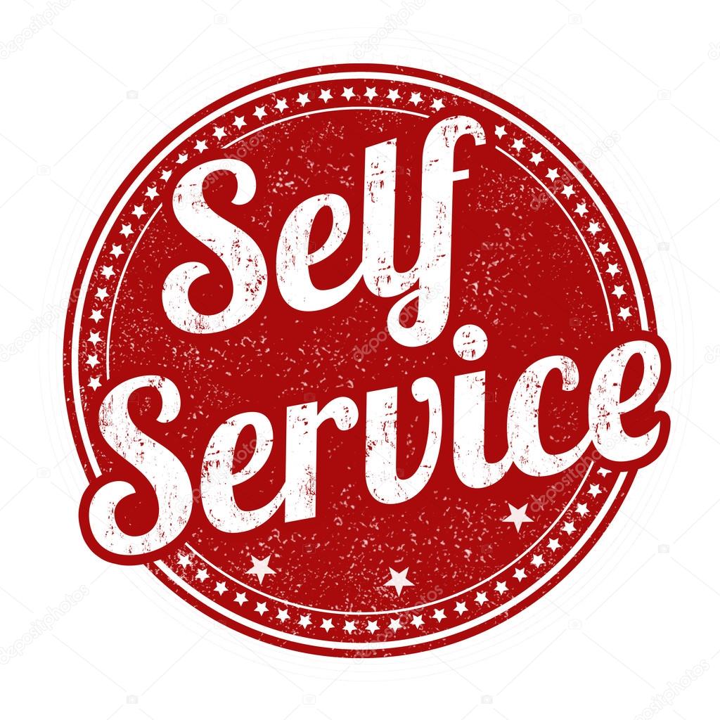  Self Service Stamp Stock Vector Image By roxanabalint 81151146
