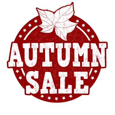 Sonbahar satış damgası