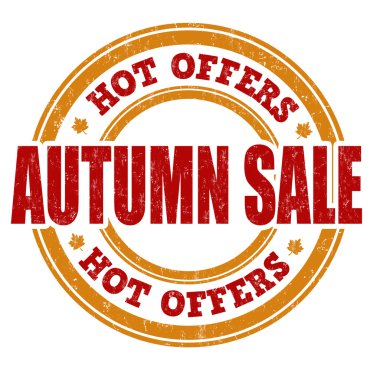 Sonbahar satış damgası