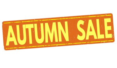 Sonbahar satış damgası