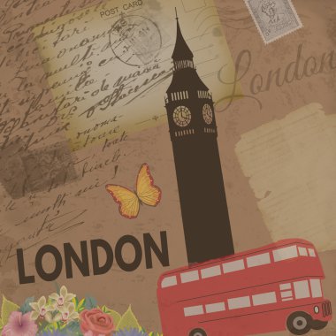 Londra VINTAGE poster