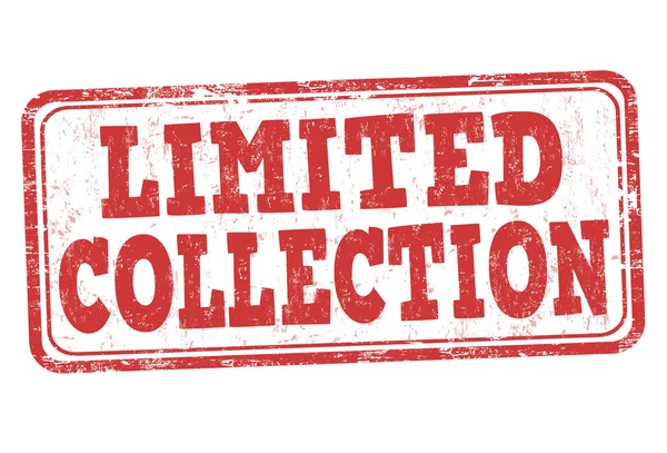 Timbre de collection limitée — Image vectorielle