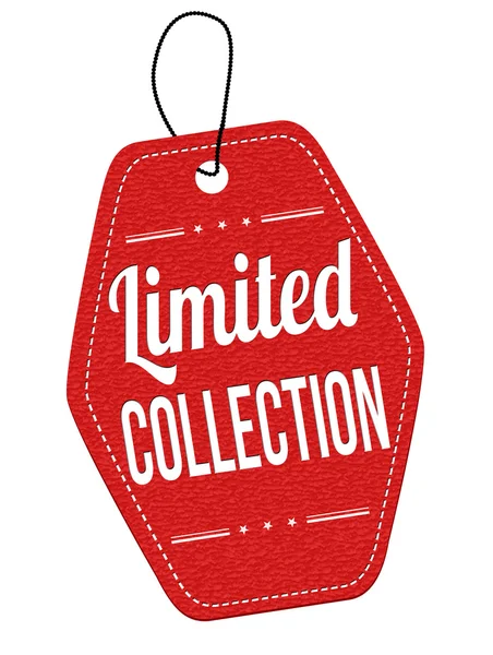 Limited Collection label or price tag — Stock Vector