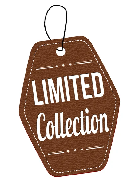 Limited Collection label or price tag — Stock Vector