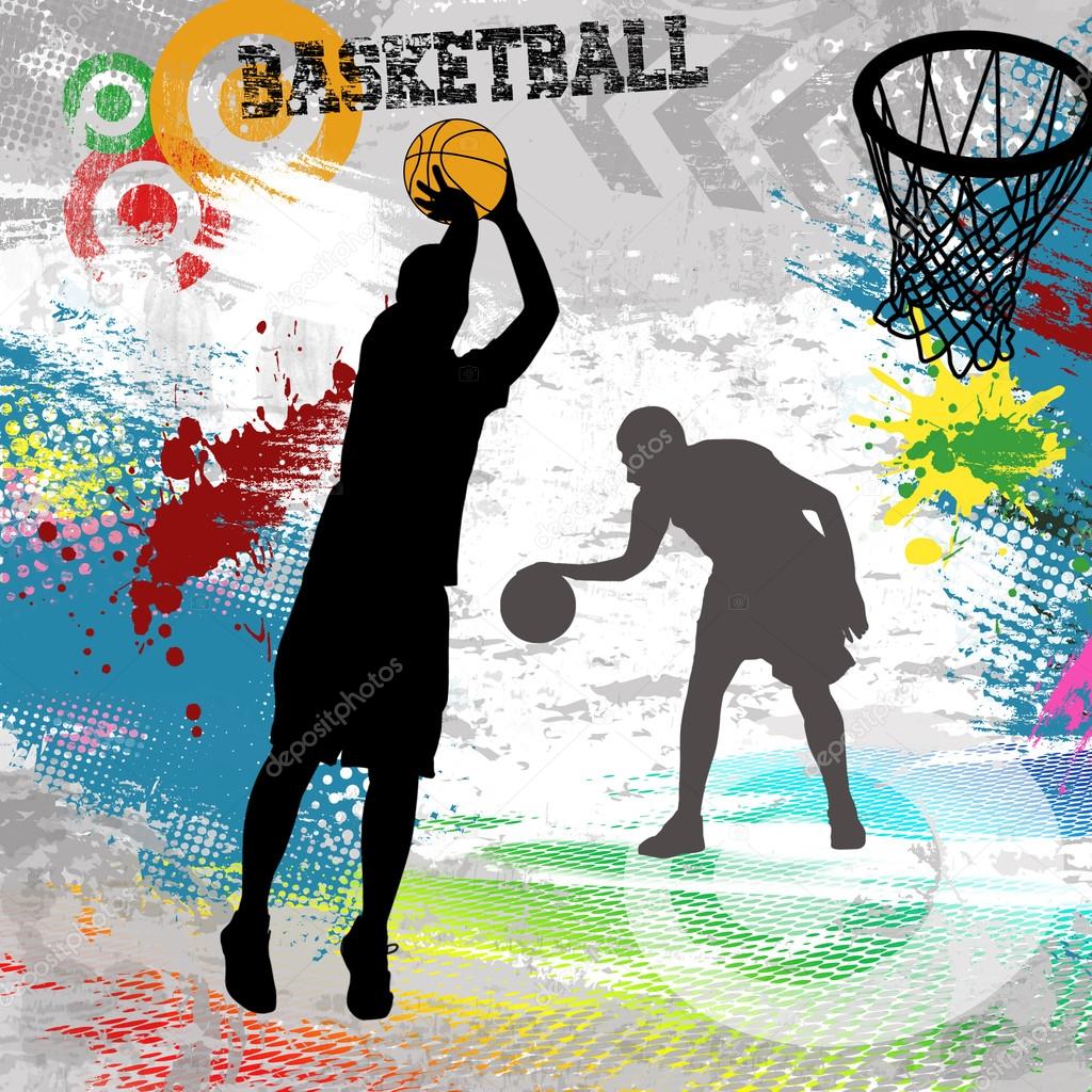 Affiche de basket-ball illustration de vecteur. Illustration du concurrence  - 8108198