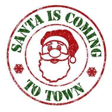 Noel Baba town damga için geliyor