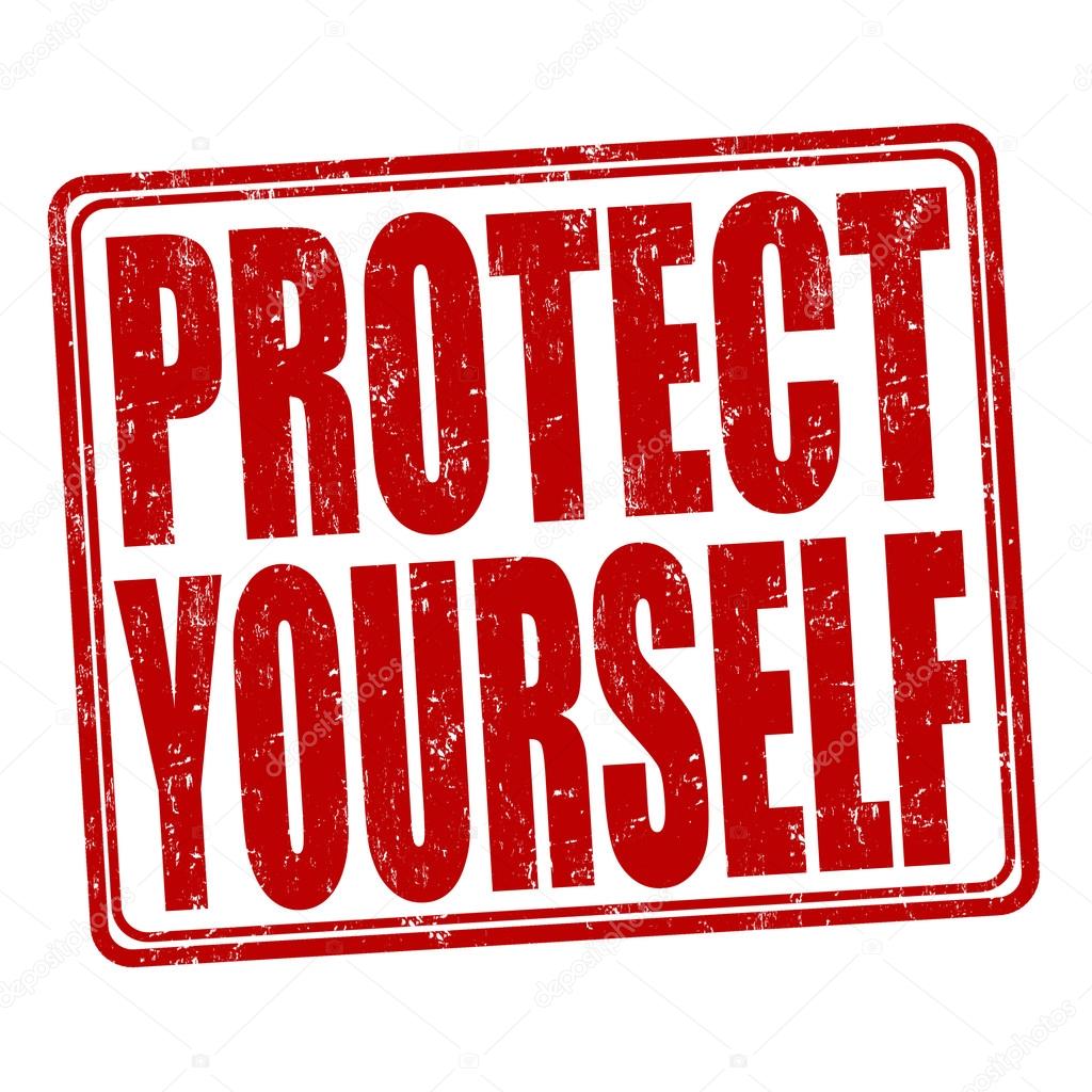 Protect yourself stamp