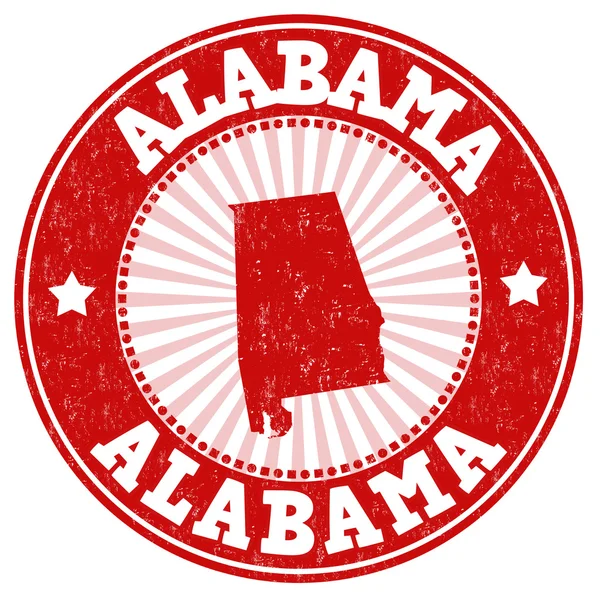 Sello Alabama — Vector de stock