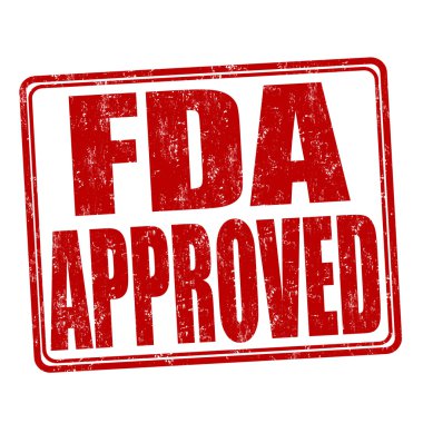 FDA approved stamp clipart