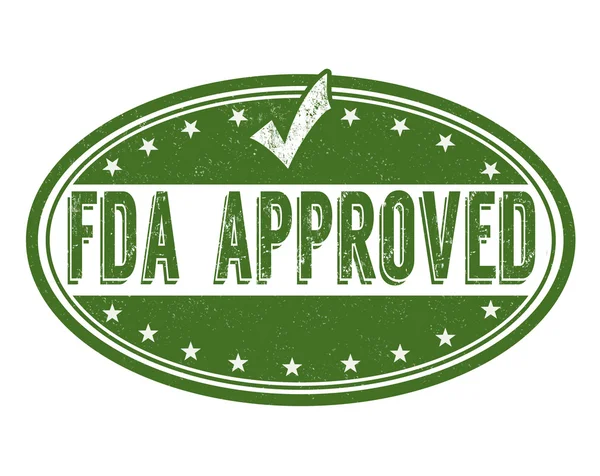 FDA approved stamp — Stock Vector