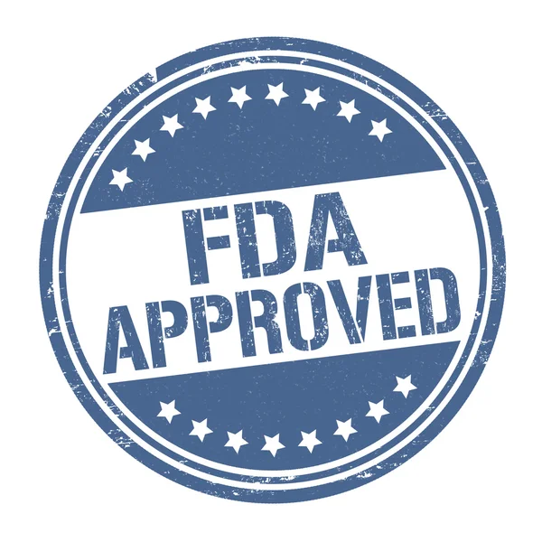 FDA approved stamp — Stock Vector