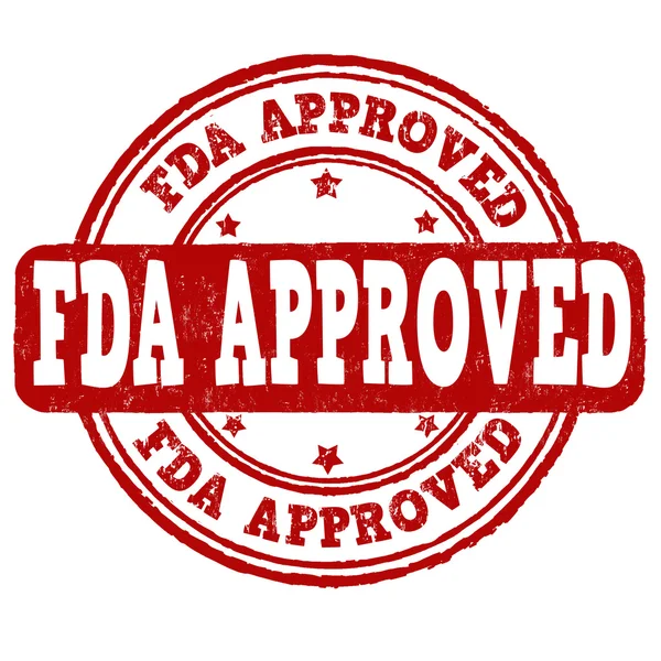 FDA approved stamp — Stock Vector