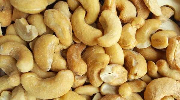 Hintergrund Cashewnüsse — Stockfoto