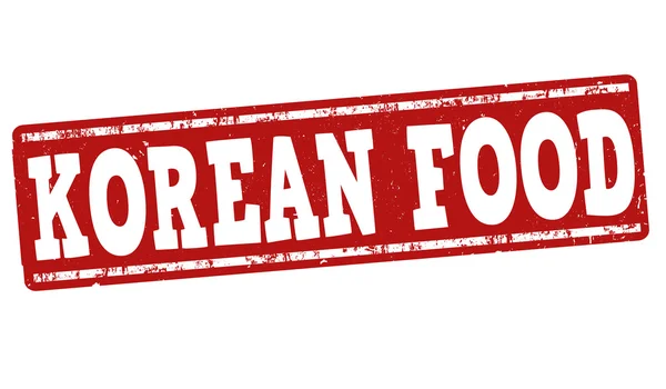 Продовольственный талон Кореи — стоковый вектор