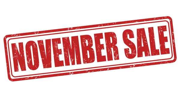 Sello de venta noviembre — Archivo Imágenes Vectoriales