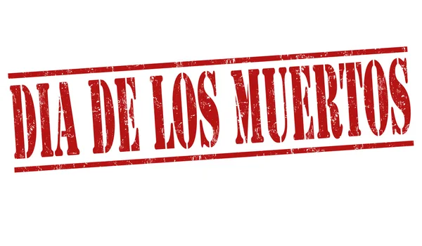 El día de la estampilla muerta — Archivo Imágenes Vectoriales