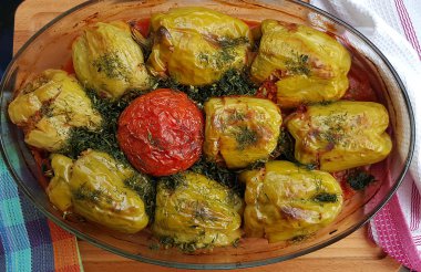 Dolma biber arka plan