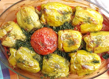 Dolma biber arka plan