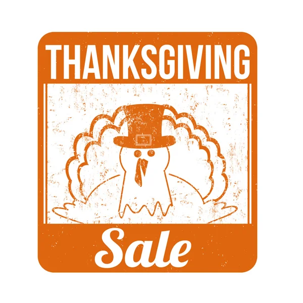 Thanksgiving försäljning stämpel — Stock vektor